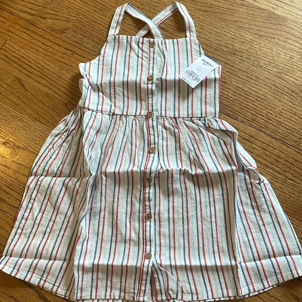 Carter’s Striped Linen Dress 4T